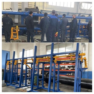 Industrial Cold Drawn Bench 245 Bar 5.5m/Min Kecepatan Kerangka dan Struktur yang Kuat