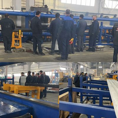Mesin tarik dingin baja karbon hidrolik 6m/menit Kecepatan Proses tarik dingin
