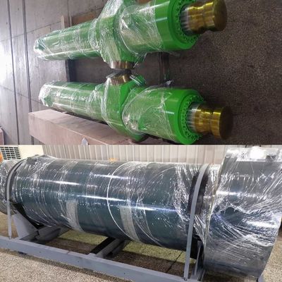 Metalurgi Steel Mill Silinder Hidraulik Tugas Berat 210 bar Dengan Panjang Stroke Disesuaikan