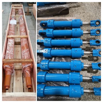 Tekanan Operasi 21 Mpa Silinder Hidrolik Tugas Berat dengan 27SiMn Silinder Tube di Pabrik Baja