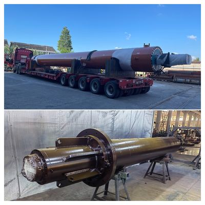 Heavy Duty Disesuaikan Silinder Hidraulik Silinder Jenis Piston Metallurgical