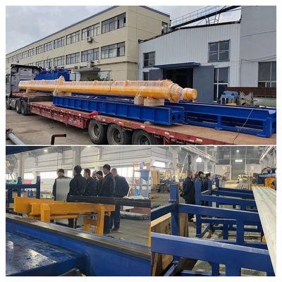 Pengendalian Precision Cold Drawing Equipment Pengolahan Hydraulic Chrome Plated