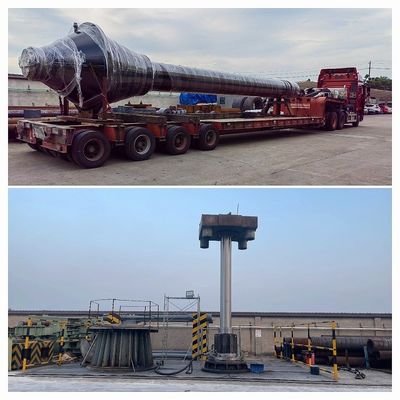 Mesin Casting Plunger Silinder hidrolik 63 bar Tekanan rendah silinder hidrolik