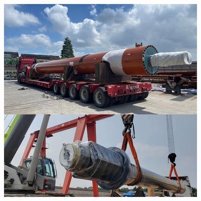 C45 Baja Silinder Hidraulik Disesuaikan / Silinder Hidraulik Bor Besar ISO9001