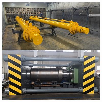 Heavy Duty Steel Mill Cylinder Hydraulic Plated Hydraulic Plunger Cylinder yang dilapisi krom