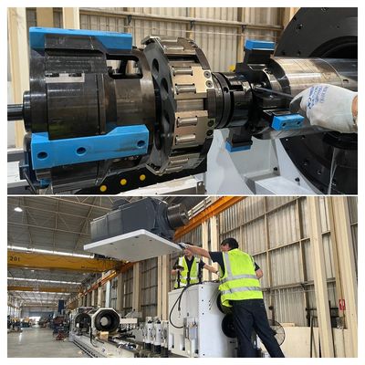 SIEMENS Proses Lubang Dalam Listrik Skiving Roller Burning Dengan Desain Rail Guide Ultra Wide