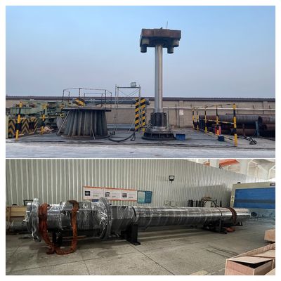 permukaan halus Custom Casting Cylinder Produksi Aluminium Billets